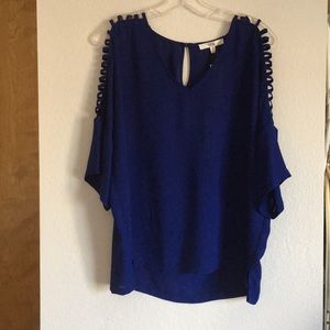 Q&A Renata Ladder Trim Blouse